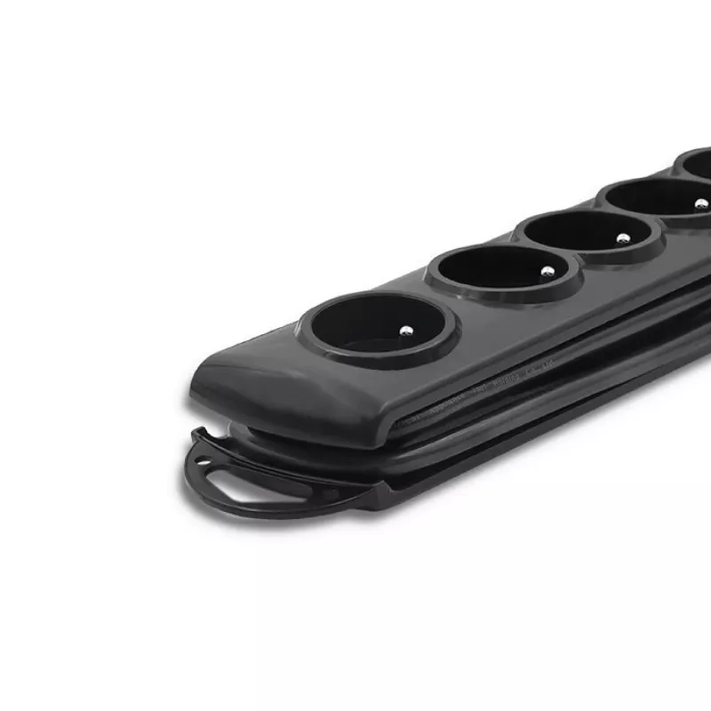 Surge Protector Qoltec 50171 Black 7 AC Outlets 230V 1.5m