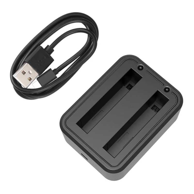 Puluz USB Dual Batteries Charger PU818 for Insta360 X3 — Dual-slot USB Charging
