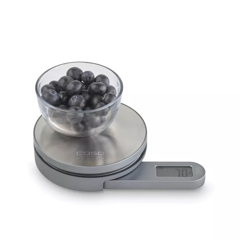 Caso | Scales | Kitchen EcoMate | Maximum weight (capacity) 5 kg | Graduation 1 g | Display type LCD | Stainless steel