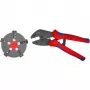 Knipex 97 33 02 cable crimper Crimping tool Blue, Red
