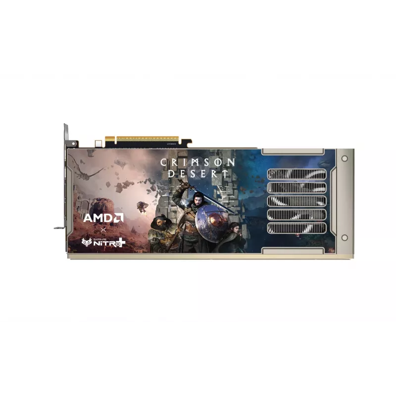 Graphics card Sapphire NITRO+ Radeon RX 9070 XT OC Crimson Desert Edition — 16 GB GDDR6, 256-bit, PCIe 5.0