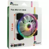 INTER-TECH 88885539 140mm ARGB Case Fan - Black