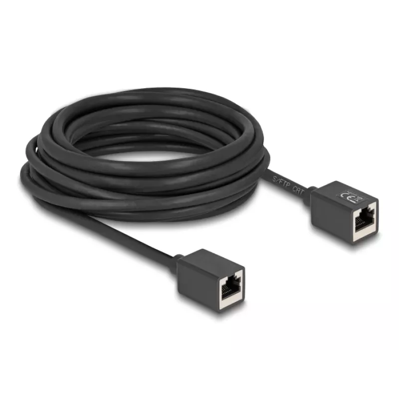 Networking cable DeLOCK 90334 RJ-45 Cat6a 7.5 m Black