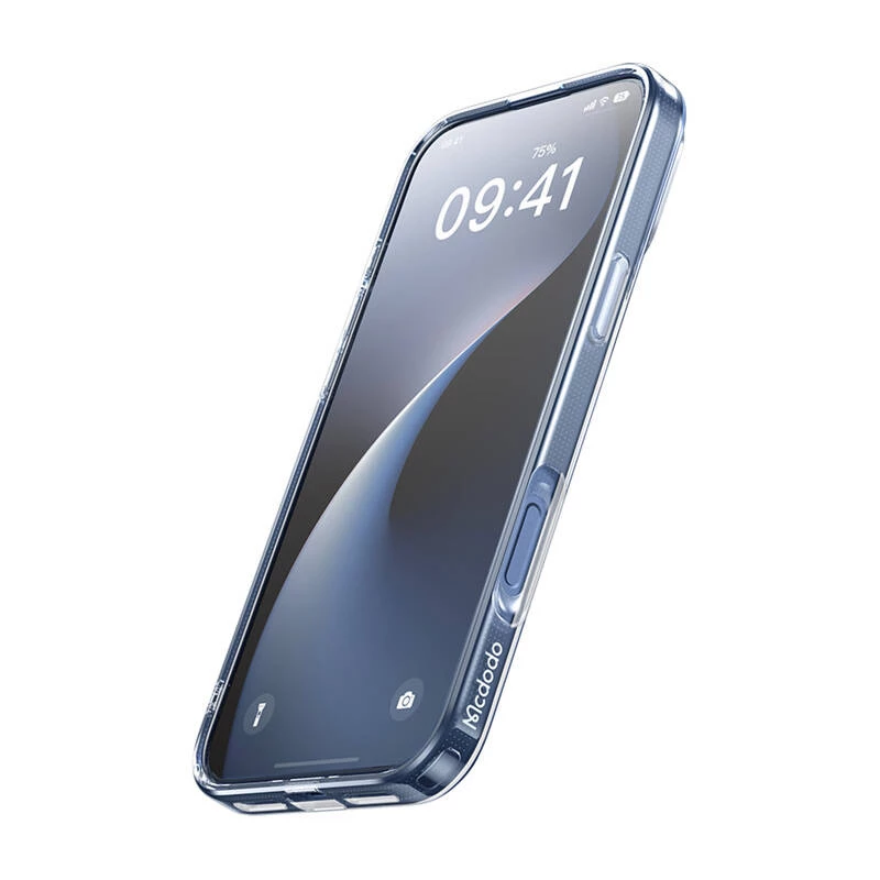 Protective magnetic case Mcdodo PC-4923 for iPhone 16 Pro Max, transparent, magnetic alignment, scratch and drop protection