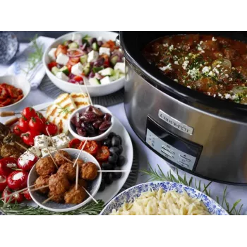 Slow cooker Crock-Pot CSC063X 7.5 L, 320 W, stainless steel housing, ceramic removable bowl