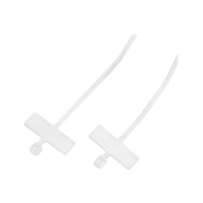 Cable ties with labelling field (transverse) - length 100 mm - width 2.5 mm