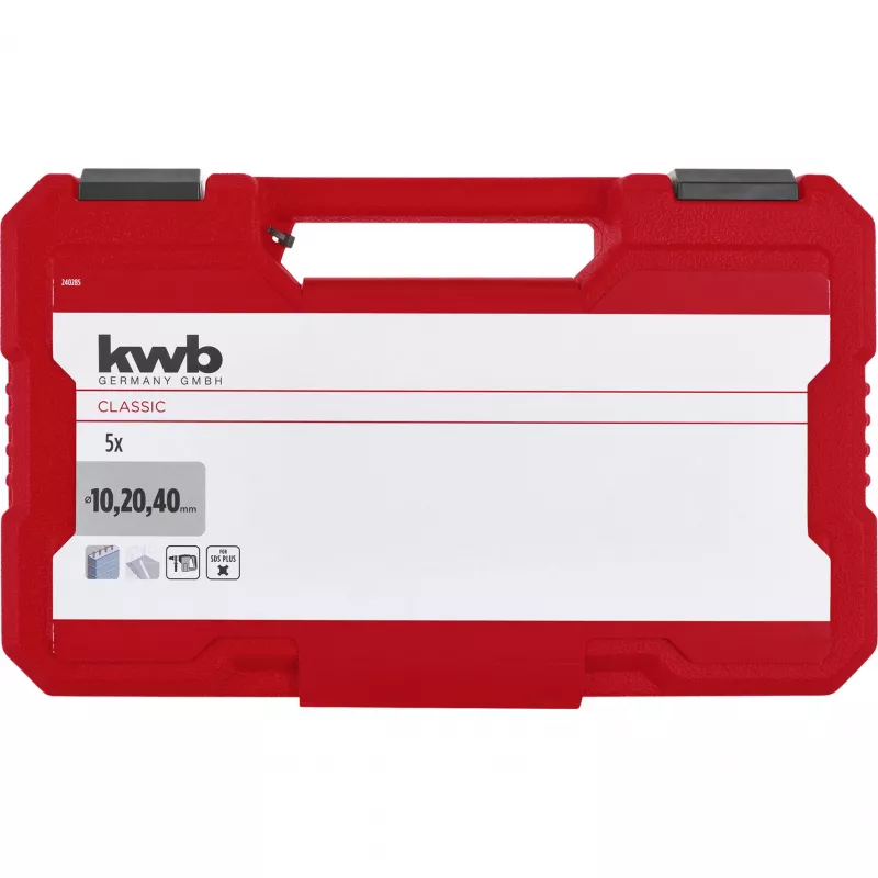 Chisel Set KWB 240285, 5 pieces, SDS-Plus shank