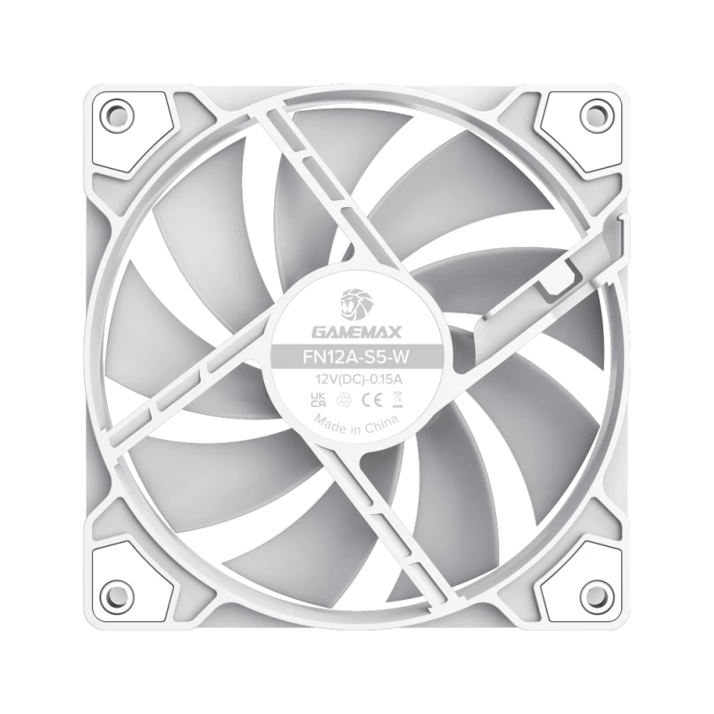 Gamemax | Case fan | FN12A-S5 | White