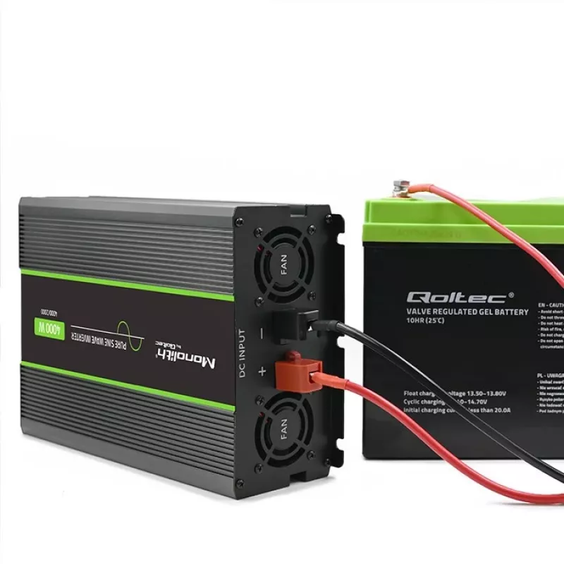 Qoltec Monolith power adapter/inverter Auto 4000 W Black