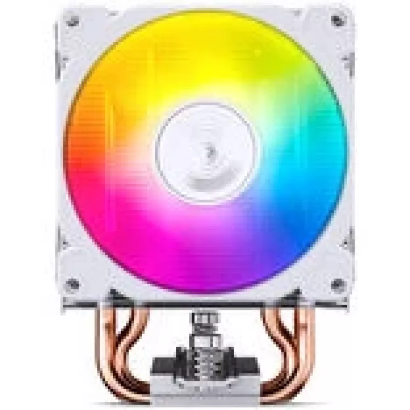 CPU cooler Jonsbo CR-1400E 92mm ARGB White — 92mm fan, ARGB lighting, white finish