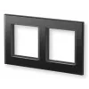 eQ-3 Homematic IP Glass Frame 2-fold, Black (162149A1)