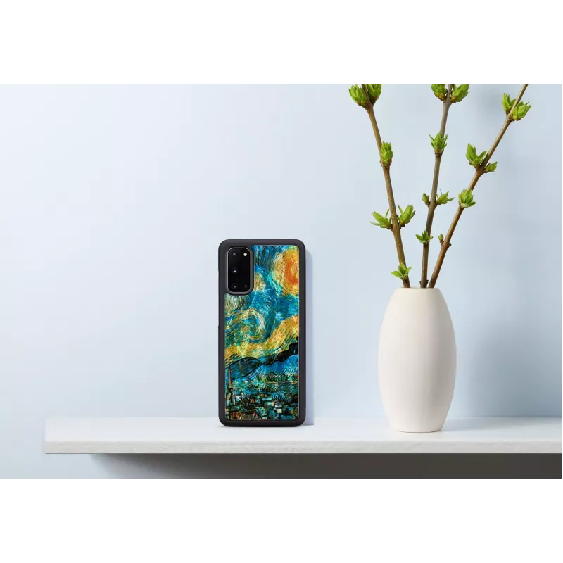 Protective phone case iKins for Samsung Galaxy S20 — black starry night design