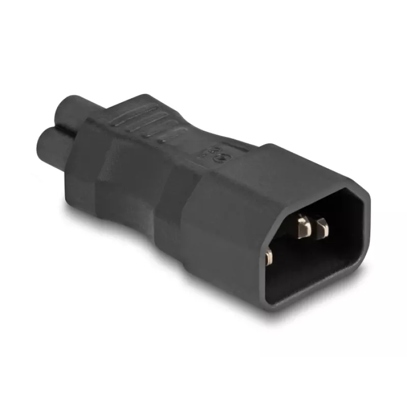 DeLOCK Netzadapter IEC 60320 C14 to C5 Plug Socket 2.5 A Straight Black