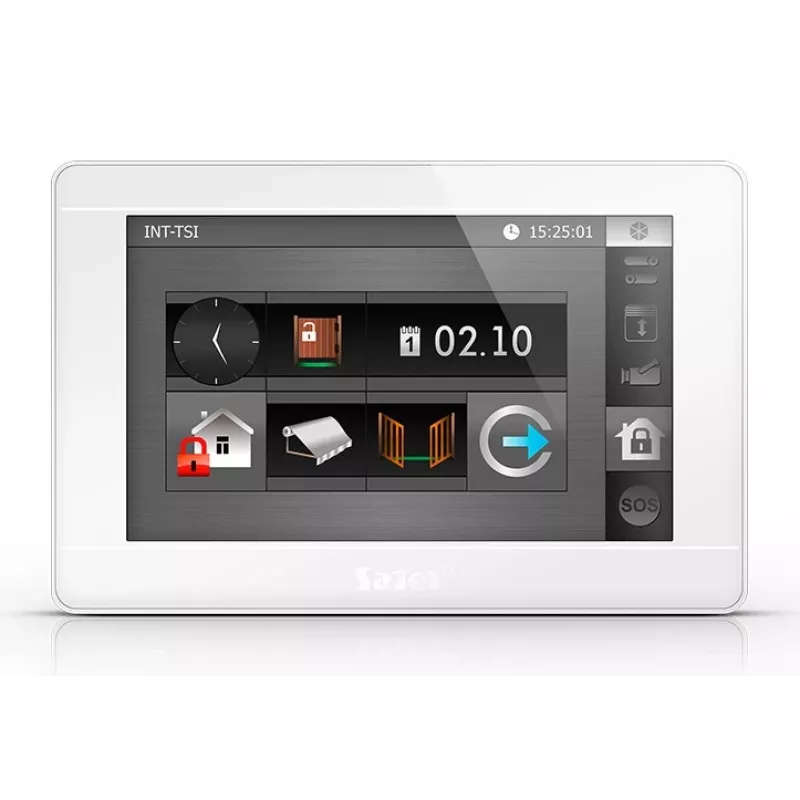 SATEL KEYPAD INT-TSI-W GRAPHIC 7 INCHES (WHITE)