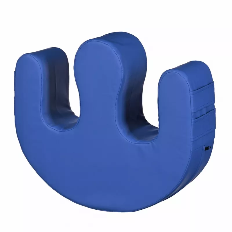 Repositioning/turning rehabilitation pillow ActionMed PR100AM — blue, legs support, pouch and handrails