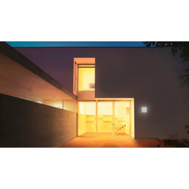 Outdoor wall light Steinel L 691 S PMMA, LED 8.5 W, PIR sensor, 360°/7 m, anthracite, aluminium/plastic