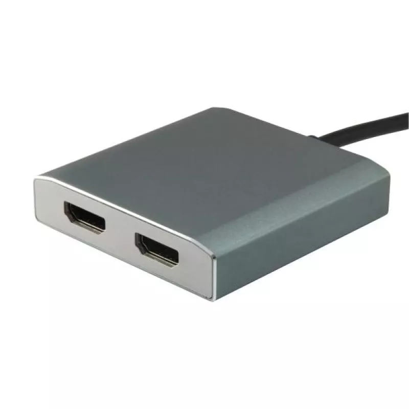 Equip USB Type C to 2 x HDMI Female Adapter, 3.2 Gen 1 (3.1 Gen 1), USB Type-C, HDMI output, 4096 x 2160 pixels