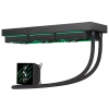 Gamemax | CPU Liquid cooler | HAILSTORM 360 LCD | Black