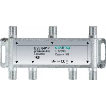 Axing BVE00601P1. Produktfarbe: Edelstahl. Stecker: F. Breite: 142 mm, Tiefe: 32 mm, Höhe: 64 mm (BVE00601P)
