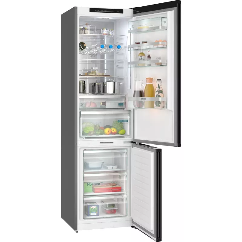 Fridge-freezer Siemens KG39NSBBF freestanding 363 L, NoFrost, 33 dB, black