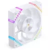 120mm Case Fan Jonsbo HF2-120 White — Reverse Blade, PWM, ARGB