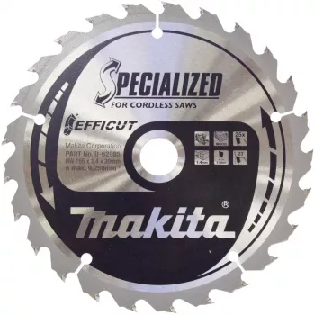 Makita Specialized EFFICUT - Circular Saw Blade - for Wood - 165 mm - 25 Teeth (B-62985)
