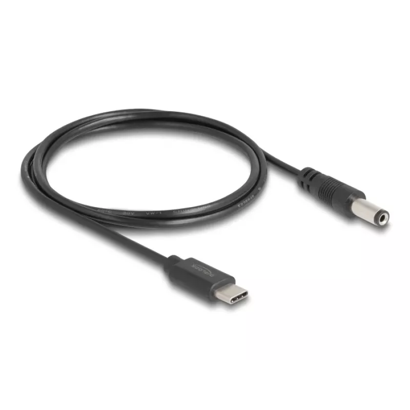 DeLOCK USB Type-C Power Cable 1m 5.5 x 2.1 mm male 5V 1.5A