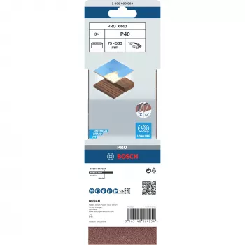 Bosch 2 608 606 069 sander accessory 3 pc(s) Sanding belt
