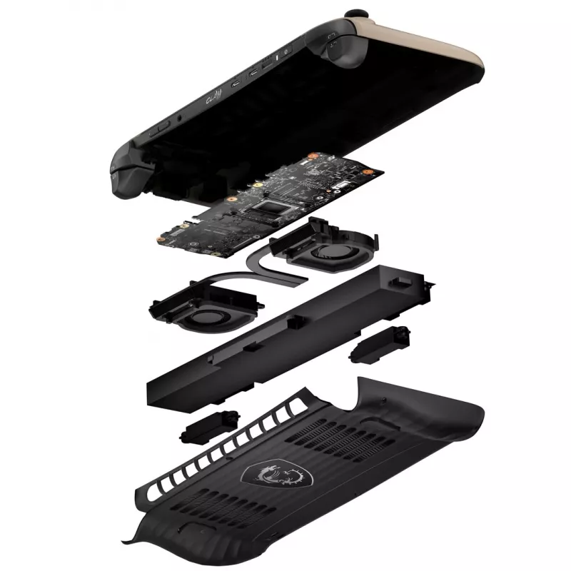MSI Claw 8 AI+ A2VM-037PL portable game console 20.3 cm (8) 1 TB Touchscreen Wi-Fi Beige