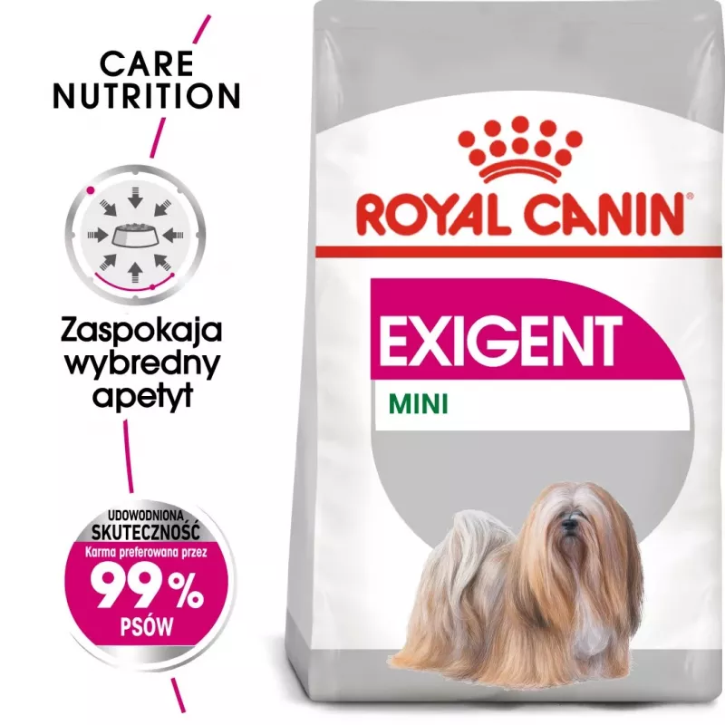 Dry dog food Royal Canin Mini Exigent 1 kg — small breed senior, 30% protein, 22% fat