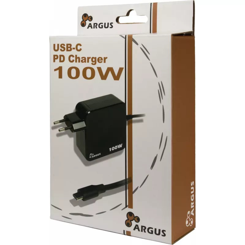 Charger Inter-Tech PD-2100 Black AC Indoor