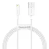 Baseus CALYS-A02 mobile phone cable White 1 m USB A Lightning