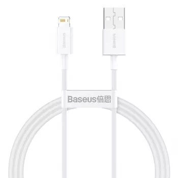 Baseus CALYS-A02 mobile phone cable White 1 m USB A Lightning