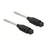 FireWire Cable DeLOCK FireWire B/B 1.0m Grey