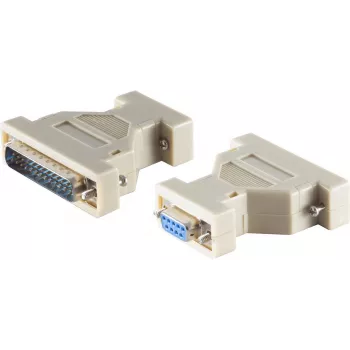 Sub-D Adapter ShiverPeaks 78420, 9-pin (DE-9) to 25-pin (D‑Sub 25) gender changer