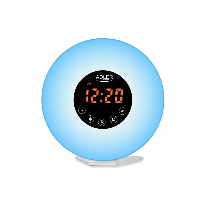 Alarm clock Wake‑Up Light Adler AD1916 with Sunrise Simulation and FM radio
