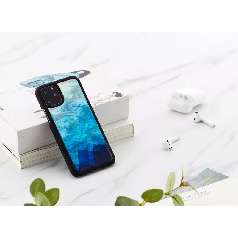 Protective smartphone case iKins for iPhone 11 Pro — blue lake and black color combination
