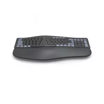 Wireless Ergonomic Keyboard HAMA WK-900 Black USB, compact layout, wireless connection