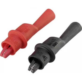VOLTCRAFT Krokodilklemme Plug 4 mm CAT III 1000 V, CAT IV 600 V Black, Red MSK-104 (VC-8083495)