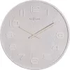 NeXtime 3096WI - Wall - quartz clock - Circle - White - Wood - Wood