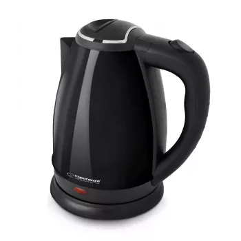 Electric kettle ESPERANZA EKK113K 1.8 L 1800 W, stainless steel, black, cordless