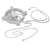 Case fan MODECOM VOLCANO APEX 140 ARGB WHITE 140mm Reverse