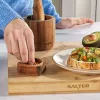 Salt and pepper mill set Salter Toronto BW127821EU7 — manual ceramic grinders, compact pinch-pot design