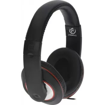 Rebeltec Headphones Wired Fide Over-Ear Black