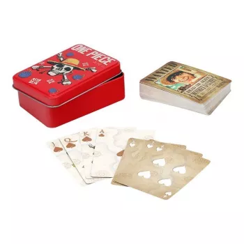 Playing cards Paladone One Piece in Metal Tin Box – standard deck size