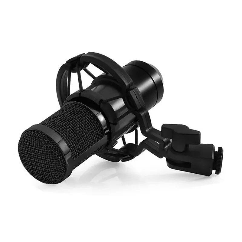Wired PC microphone MEDIA-TECH MT397K with XLR input, desktop stand, 2.4 m cable, 20–20000 Hz, -32 dB sensitivity