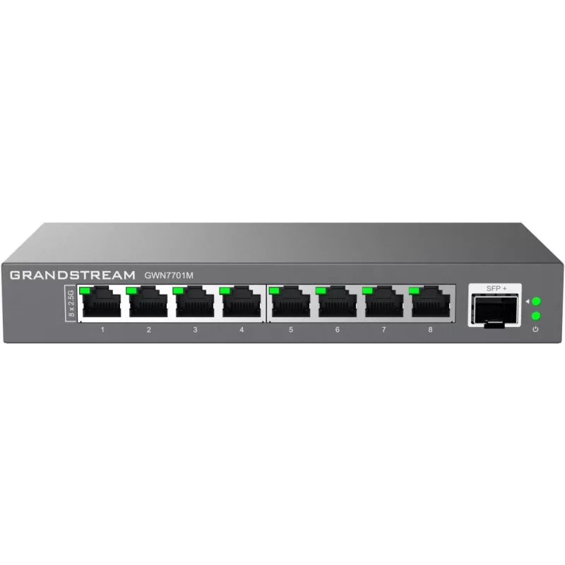 Grandstream Networks GWN7701M network switch Unmanaged 2.5G Ethernet (100/1000/2500) Black