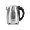 Electric kettle Adler AD1223 — 1.7 L, 2000 W, stainless steel with black accents