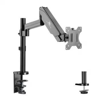 Desk Monitor Mount MACLEAN MC-775 for 32 inch (81.3 cm) screens, VESA 75x75–100x100, up to 8 kg, grey