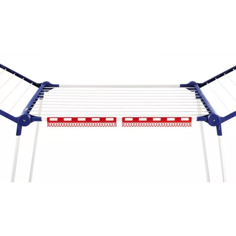 Floor-standing laundry drying rack Leifheit Pegasus 200 — blue/white